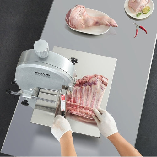 1800W Commercial Electric Meat Bandsaw Stainless Steel Bone Sawing