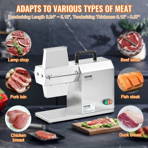 Commercial Meat Tenderizer, Heavy Duty Stainless Steel Kitchen Tool